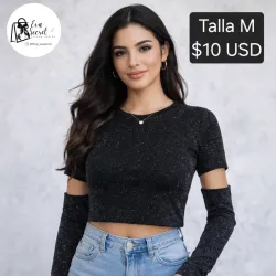 Blusa manga larga talla M