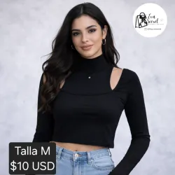 Blusa manga larga talla M