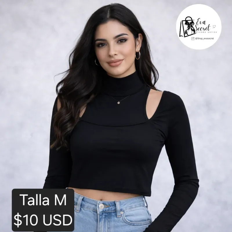 Blusa manga larga talla M