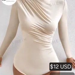 Body manga larga talla L