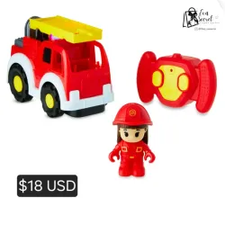 Carrito de bomberos control remoto