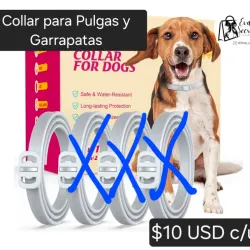 Collar anti pulgas y garrapatas