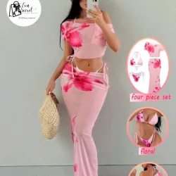 Conjunto 4pz bikini Talla S