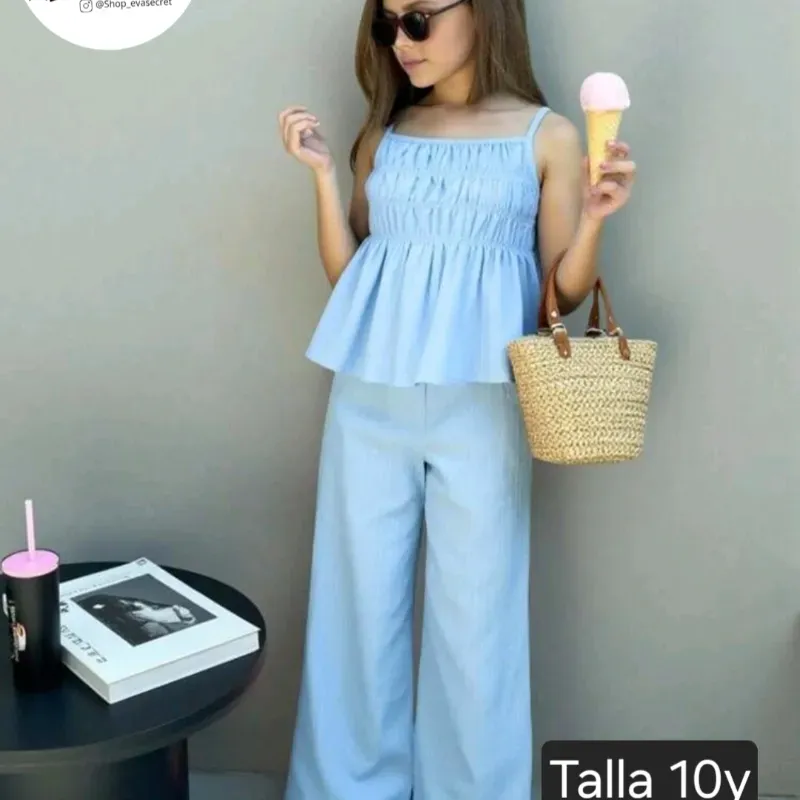 Conjunto de pantalon para niña talla 10y