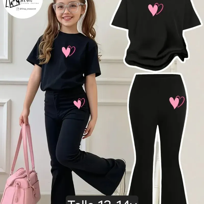 Conjunto de pantalon para niña talla 13-14y