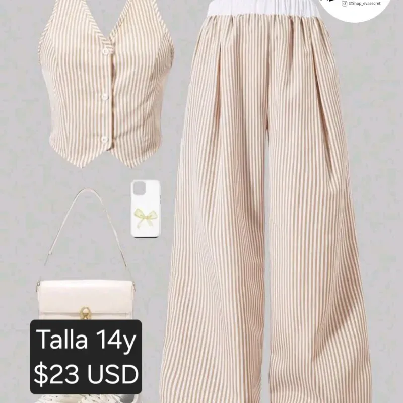 Conjunto de pantalon para niña talla 14y