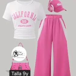 Conjunto de pantalon para niña talla 9y