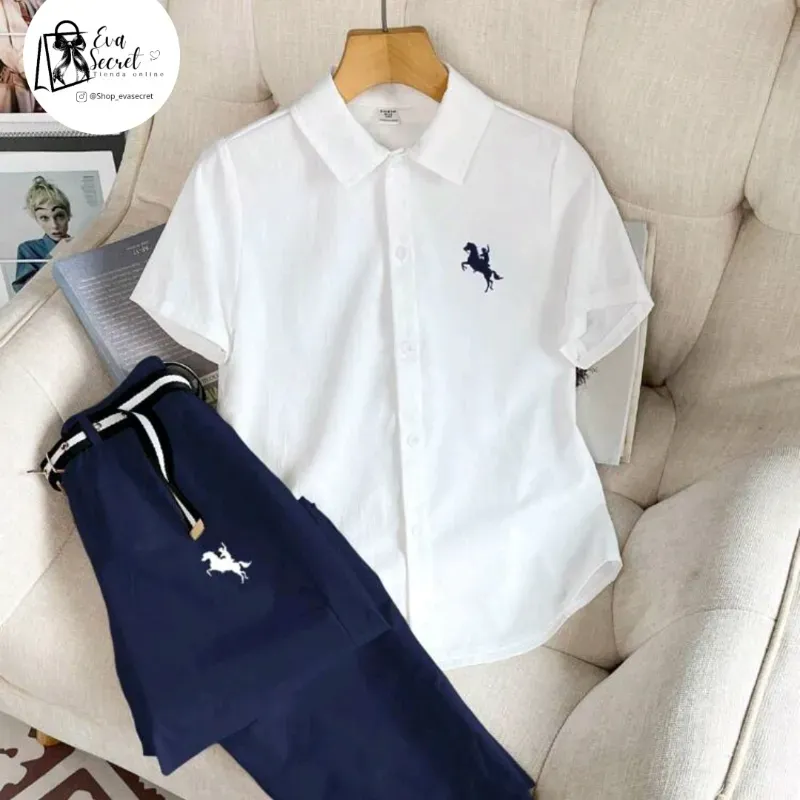 Conjunto de pantalon y camisa para niño