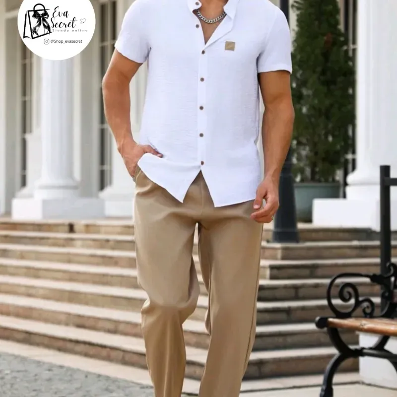 Conjunto de pantalon y camisa talla M