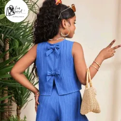 Conjunto de short y blusa talla 12y