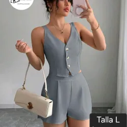 Conjunto de short y blusa