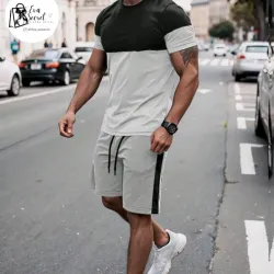 Conjunto de short y pullover talla S