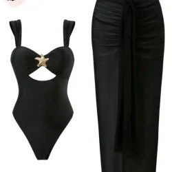Conjunto de Trusa negra talla M 