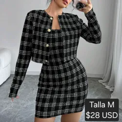 Conjunto vestido y chaqueta