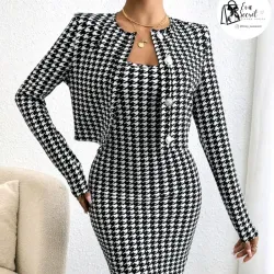 Conjunto vestido y chaqueta