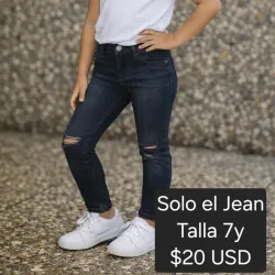 Jean para niña talla 7y
