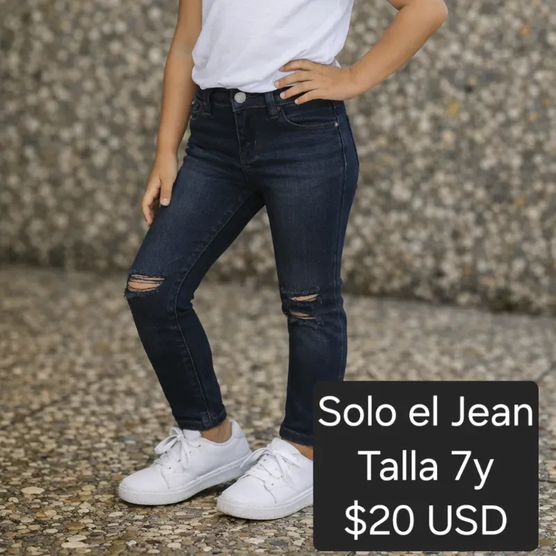 Jean para niña talla 7y