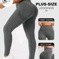 Leggings gris talla L