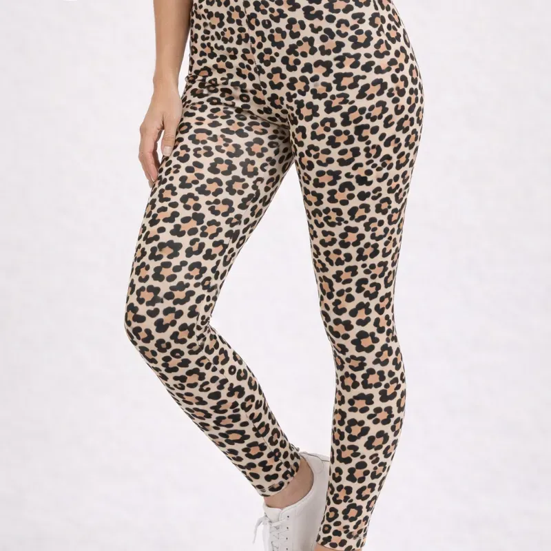 Leggings leopardo para mujer talla XL