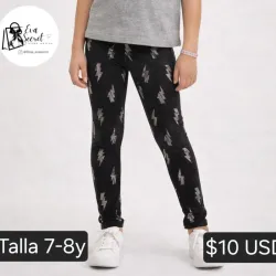 Leggings para niña talla 7-8y