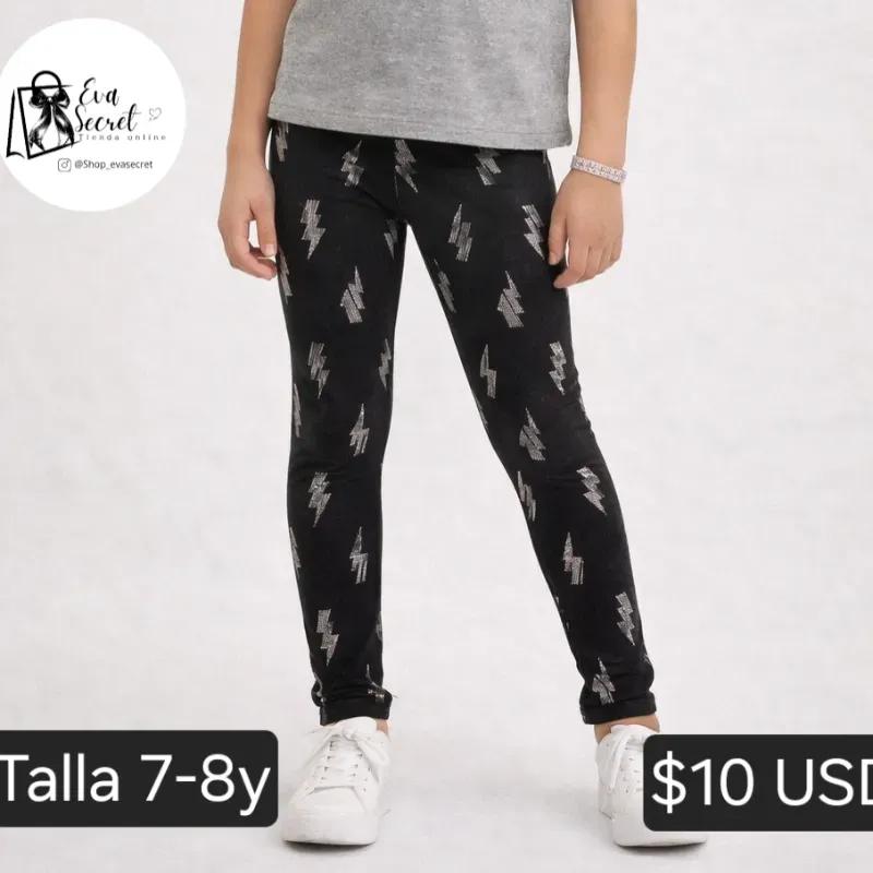 Leggings para niña talla 7-8y