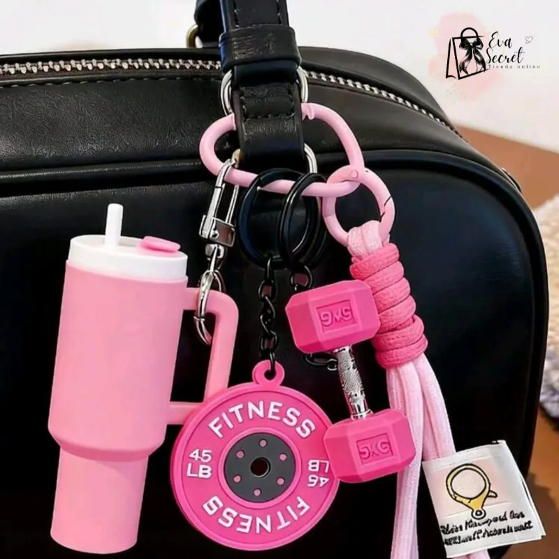 Llavero Gym Rosa