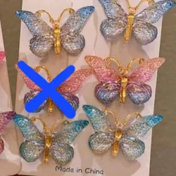 Mariposas para pelo