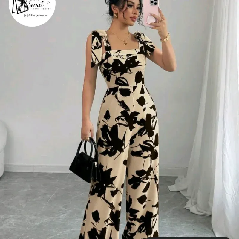 Mono pantalon estampado talla L