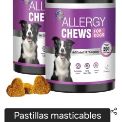 Pastilla masticables para mascotas alergicas