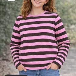 Pullover de lista para mujer talla M