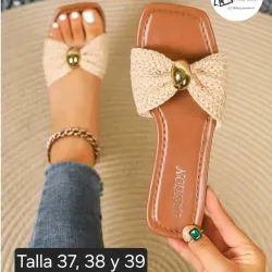 Sandalias beige talla 38