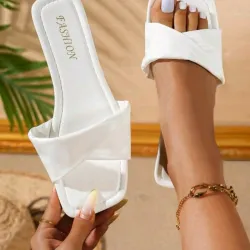 Sandalias blancas # 36