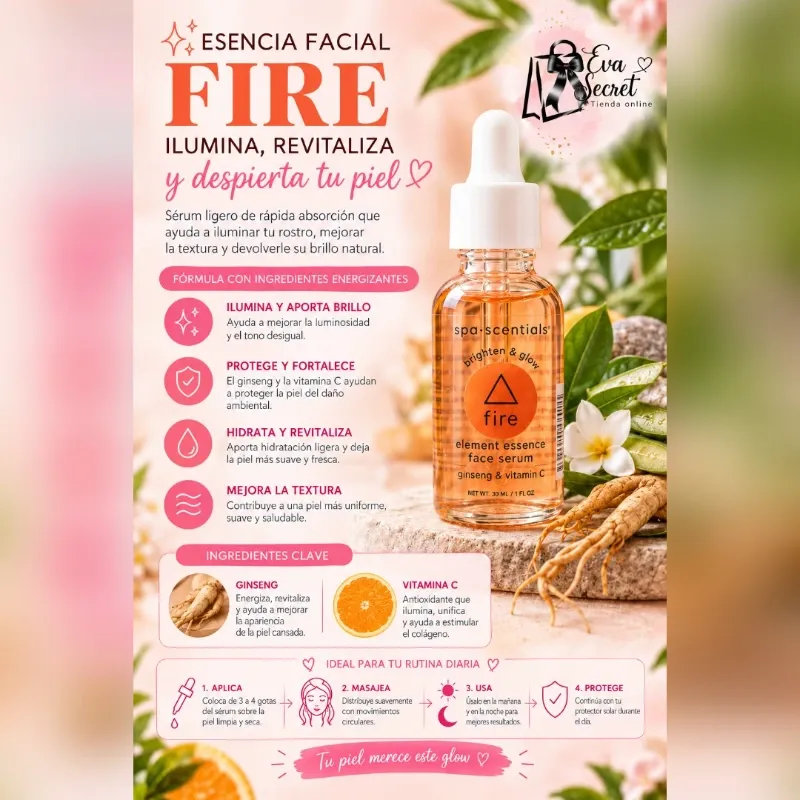 Serum facial Vitamina C y Gengibre