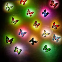 Set 10pz de mariposas led para decorar