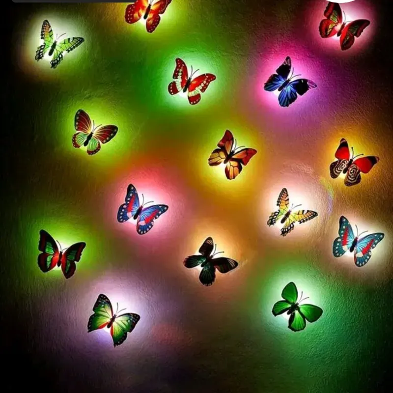 Set 10pz de mariposas led para decorar