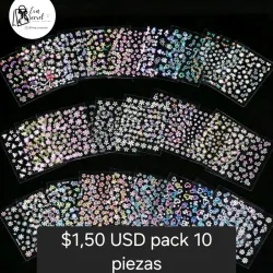Set 10pz de stikers para uñas