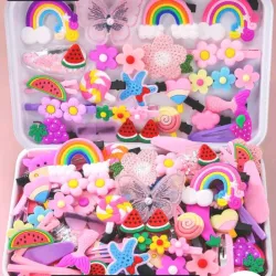 Set 12 piezas de hebillas para niñas