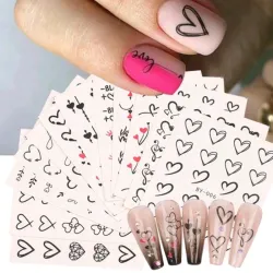 Set 12pz stiker para uñas