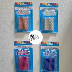 Set 17 piezas de velas