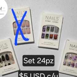 Set 24pz de uñas postizas