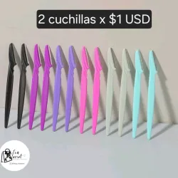 Set 2pz cuchillas faciales