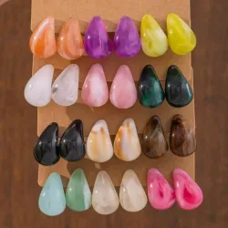 Set 3 pares de aretes colores