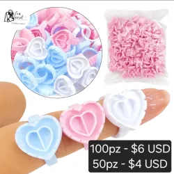 Set 50pz anillos para pegamento