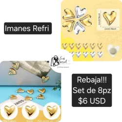 Set 8pz de imanes para refrigerador