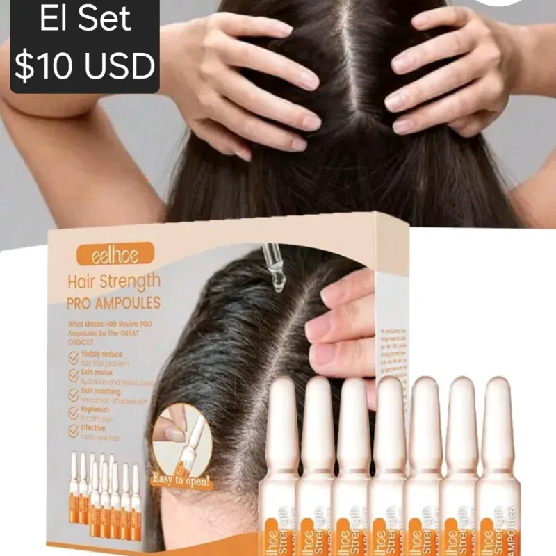 Set de ampolletas para fortalecer el cabello