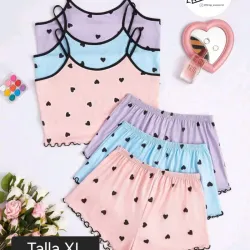 Set de pijama con shorts talla XL