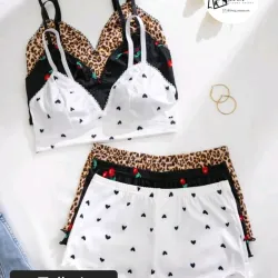 Set pijama shorts talla L