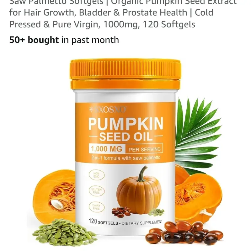 Suplemento de aceite de semilla de calabaza