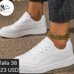 Tenis mujer blancos talla 38