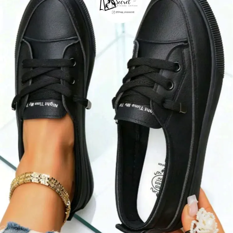 Tenis mujer negro talla 39